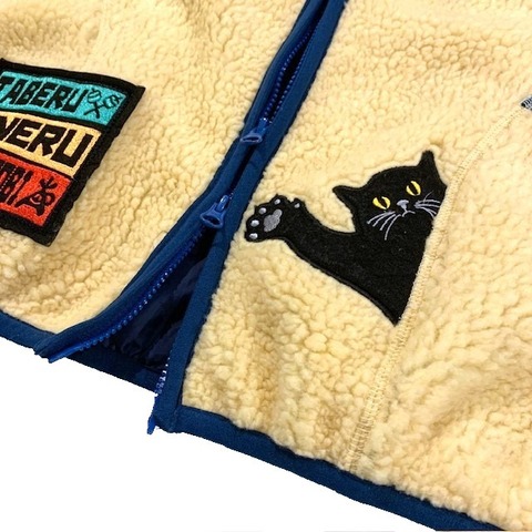 【go slow caravan】ボア刺繍いっぱいパーカーJKT