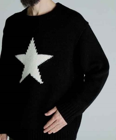 【SCHOTT】CREW KNIT STAR