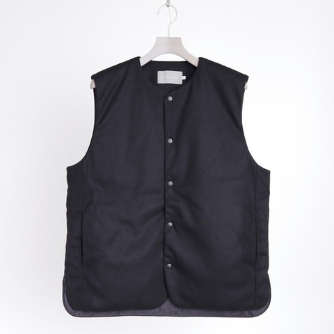 【CURLY＆Co.】KNIT PADDED VEST -solid-