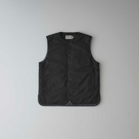 【CURLY＆Co.】KNIT PADDED VEST -solid-