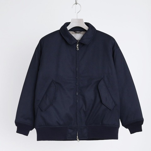 【CURLY＆Co.】KNIT CWU BLOUSON -solid-