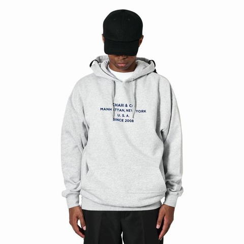 【CHARI＆CO】LOCATION LOGO VENTILATED HOODIE SWEATS