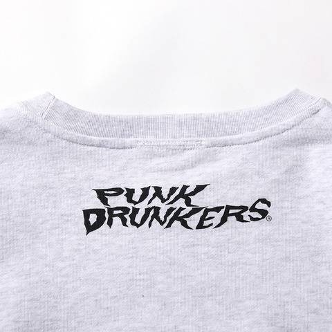 【PUNK DRUNKERSxO.K.】あいつ手振り刺繍BIGトレーナー