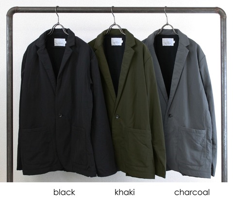 【LiSS】NYLON＆FLEECE TAILORED JKT