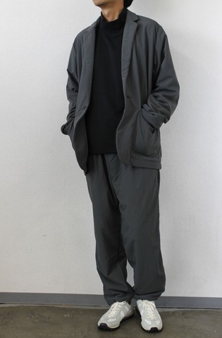 【LiSS】NYLON＆FLEECE HEM COAD PANTS