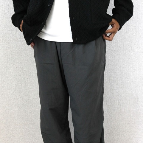 【LiSS】NYLON＆FLEECE HEM COAD PANTS