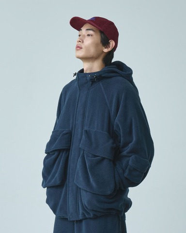 【Kelen】BIG POCKET FLEECE JACKET / HYATT PET