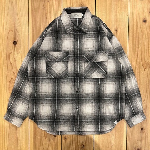 【BYL by LiSS】SAGGY CHECK OVER SIZE SHIRTS