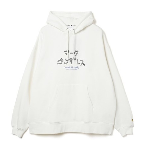 【SALE30％OFF★(What it isNt) ART BY MARK GONZALES】カタカナロゴ裏起毛BIGパーカー