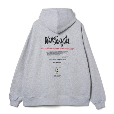 【SALE30％OFF★(What it isNt) ART BY MARK GONZALES】カタカナロゴ裏起毛BIGパーカー