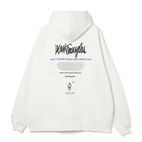 【SALE30％OFF★(What it isNt) ART BY MARK GONZALES】カタカナロゴ裏起毛BIGパーカー