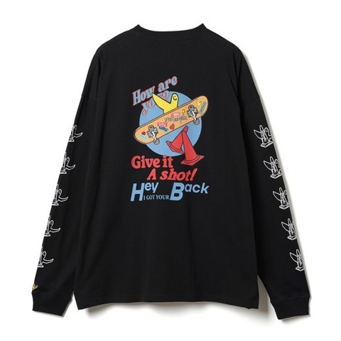 【SALE30％OFF★(What it isNt) ART BY MARK GONZALES】エンジェルスケートボーダーBIGロンT