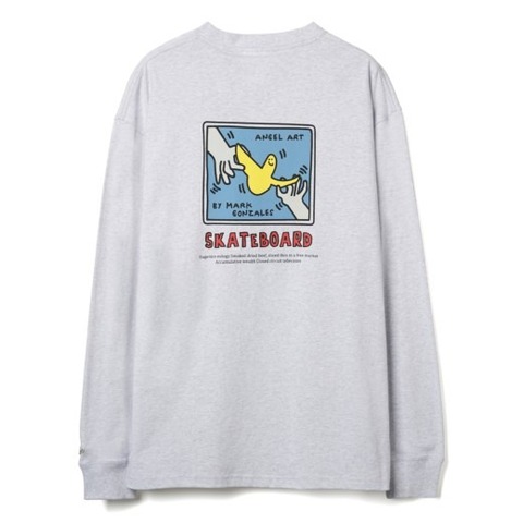 【SALE30％OFF★(What it isNt) ART BY MARK GONZALES】ホールドハンズエンジェルロンT