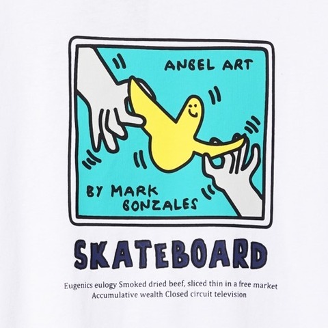 【SALE30％OFF★(What it isNt) ART BY MARK GONZALES】ホールドハンズエンジェルロンT