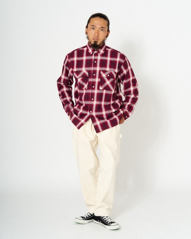 【SALE30％OFF★BIG MIKE】Ombre Check Shirts