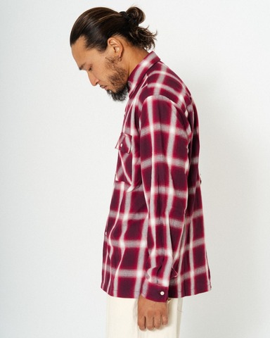 【SALE30％OFF★BIG MIKE】Ombre Check Shirts