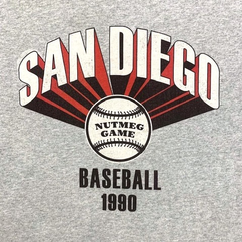 【SALE30％OFF★NUTMEG】SAN DIEGO BASE BALL SUPER BIG ロンT