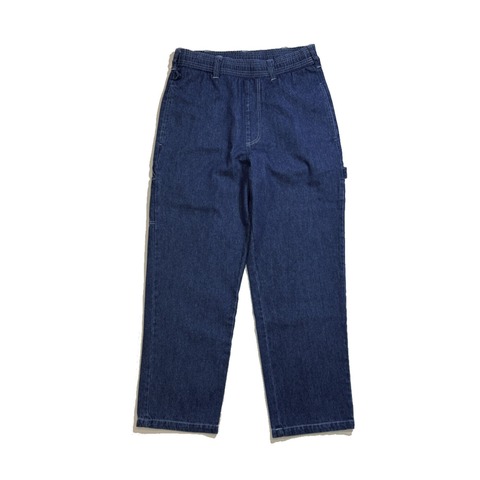 【BIG MIKE】Denim Painter Belt Easy Pants