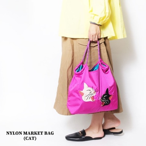 【HOUSTON】NYLON MARKET BAG (CAT)