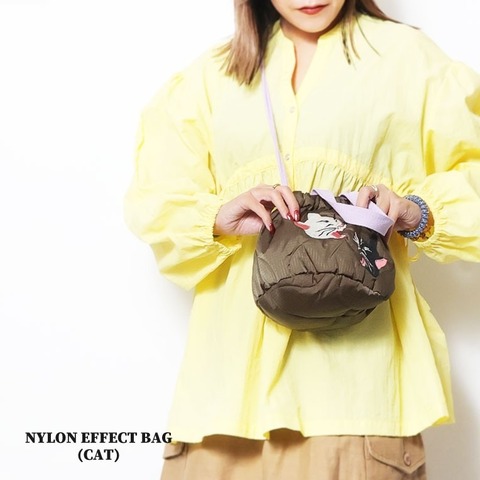 【HOUSTON】NYLON EFFECT BAG (CAT)