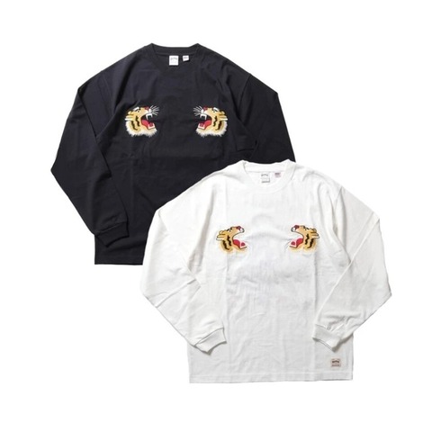 【HOUSTON】US COTTON EMB L/S TEE (TIGER)