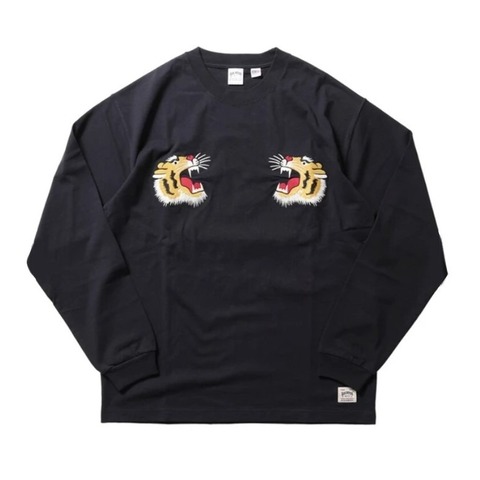 【HOUSTON】US COTTON EMB L/S TEE (TIGER)