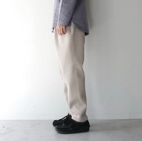 【CURLY＆Co.】PIQUE SCUBA 1-TUCK PANTS