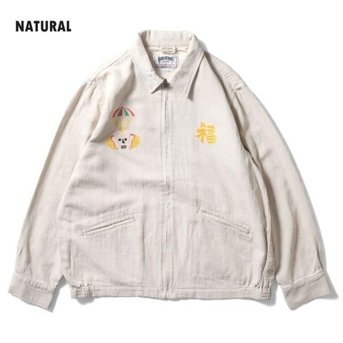 【HOUSTON】COTTON LINEN VIETNAM JACKET (TIGER)