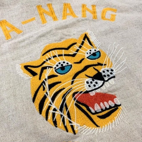 【HOUSTON】COTTON LINEN VIETNAM JACKET (TIGER)