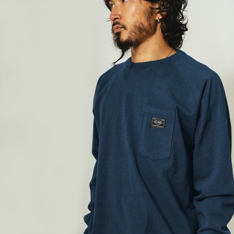 【BIG MIKE】New 10OZ Sunglasses 3 Pocket L/S Tee