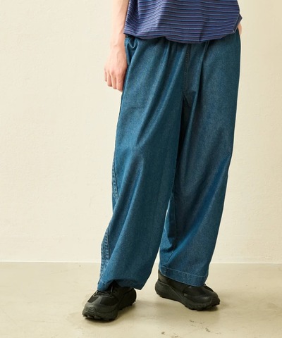 【Kelen】SIDE LINE EASY DENIM / FLORA