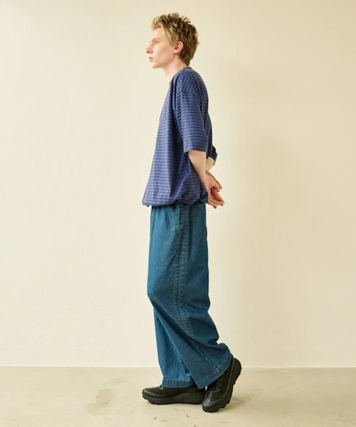 【Kelen】SIDE LINE EASY DENIM / FLORA