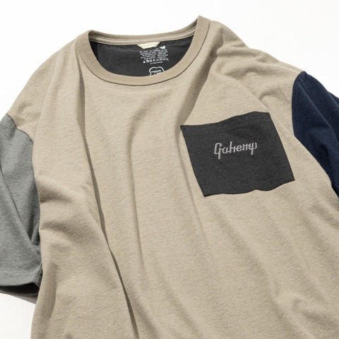 【GOHEMP】HALF SLEEVE WIDE FITS TEE