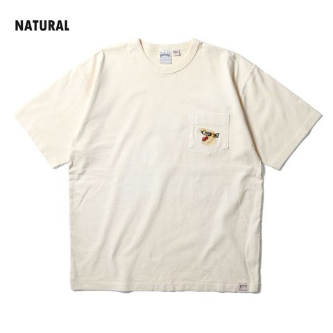 【HOUSTON】PIGMENT FOAM PT SOUVENIR TEE(TIGER)