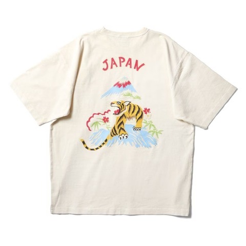 【HOUSTON】PIGMENT FOAM PT SOUVENIR TEE(TIGER)