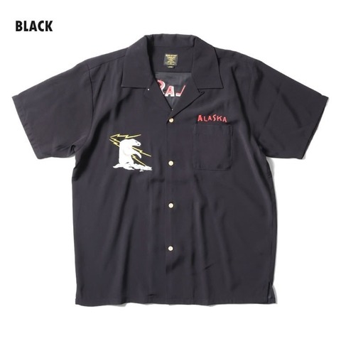 【HOUSTON】SOUVENIR S/S SHIRT (ALASKA)
