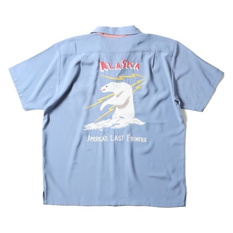 【HOUSTON】SOUVENIR S/S SHIRT (ALASKA)