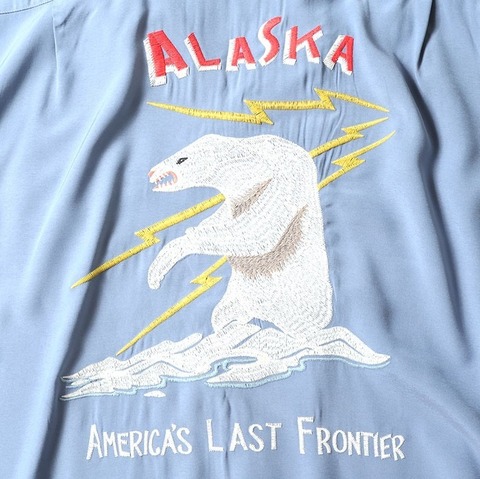 【HOUSTON】SOUVENIR S/S SHIRT (ALASKA)