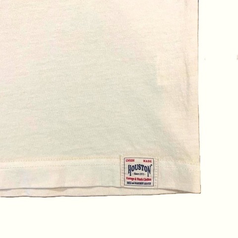 【HOUSTON】PIGMENT FOAM PT SOUVENIR TEE(TIGER)