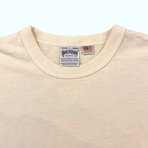 【HOUSTON】PIGMENT FOAM PT SOUVENIR TEE(TIGER)