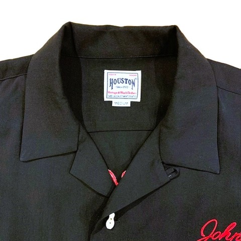 【HOUSTON】BOWLING S/S SHIRT (DRAGON)