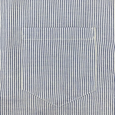 【LiSS】OVER SIZE STRIPE HALF SLEEVE SHIRTS