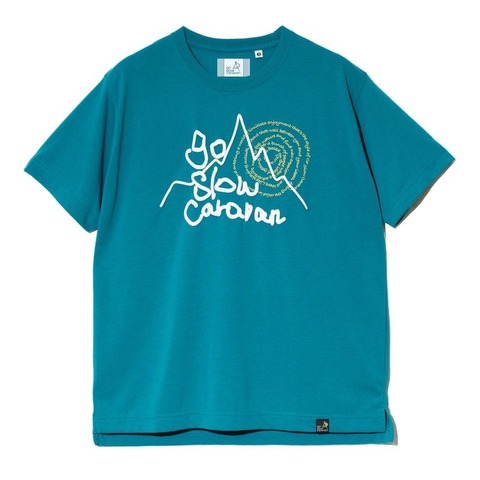 【go slow caravan】Drymix 山LOGO TEE