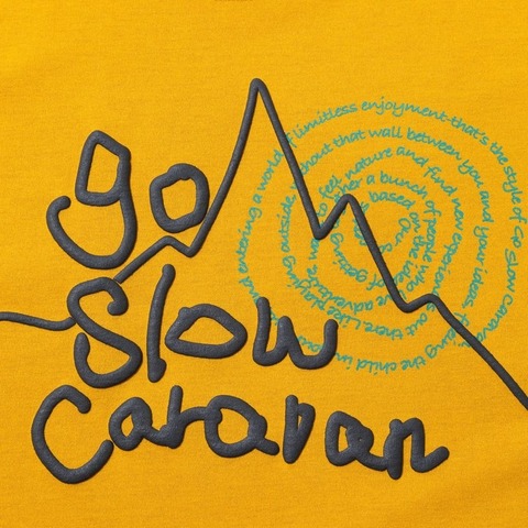 【go slow caravan】Drymix 山LOGO TEE