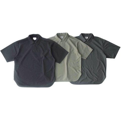 【CURLY＆Co.】BIRD’S-EYE JERSEY POLO SHIRT