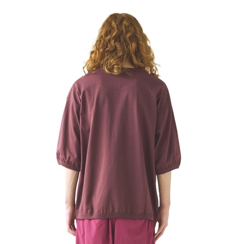 【Kelen】SIDE POCKET SWEAT TEE / GRAS-2