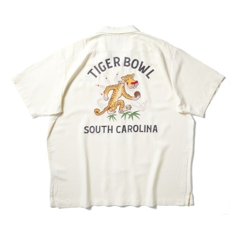【HOUSTON】BOWLING SHIRT (TIGER BOWL)