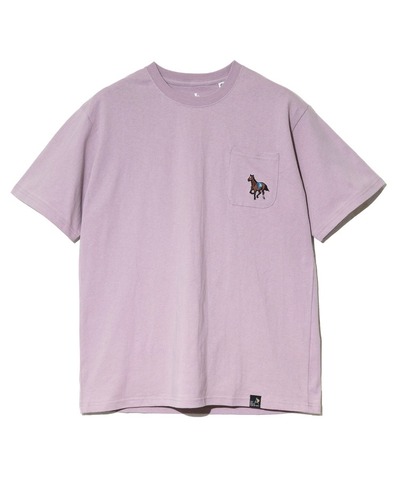 【go slow caravan】USA/C 色々刺繍 PKT TEE