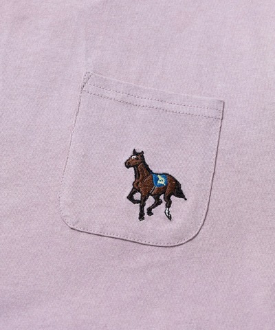 【go slow caravan】USA/C 色々刺繍 PKT TEE