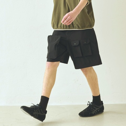 【Kelen】4WAY STRETCH UTILITY SHORTS / AMUN-2